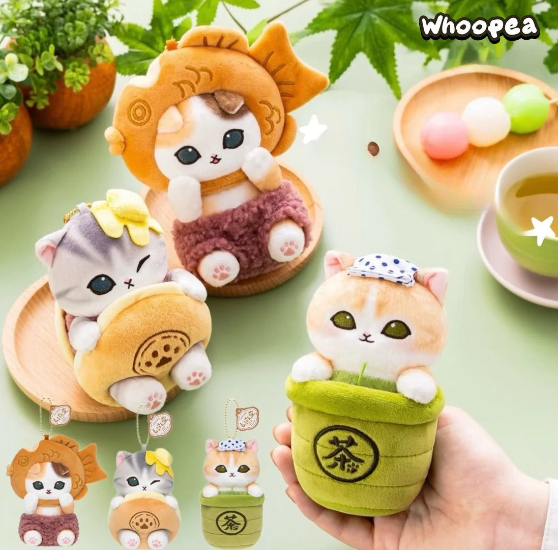 Mofusand Wagashi Nyan Series Plush Pendant
