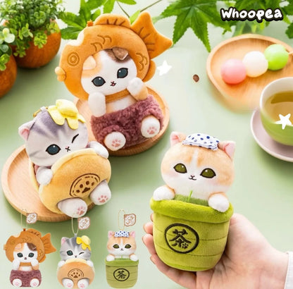 Mofusand Wagashi Nyan Series Plush Pendant