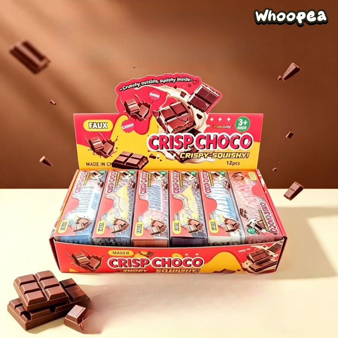 Crispy Chocolate Wax-cracking Squishy - Sensory Fidget Toy