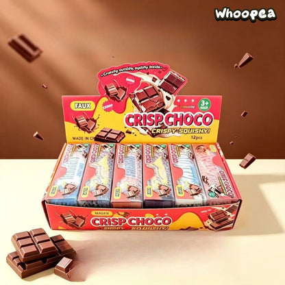 Crispy Chocolate Wax-cracking Squishy - Sensory Fidget Toy