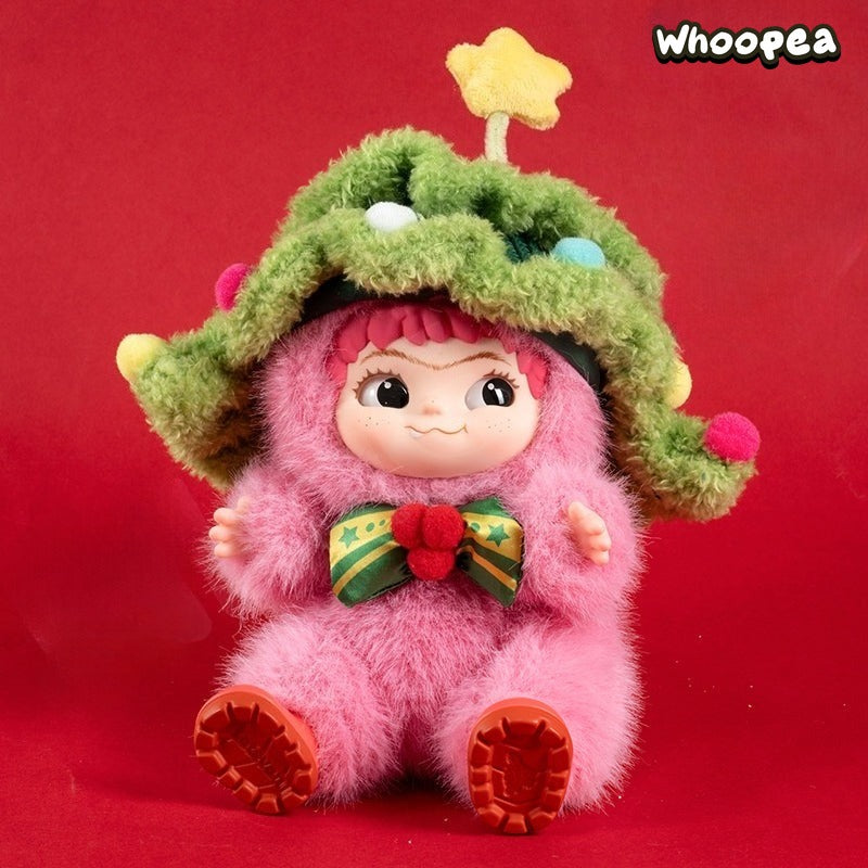 WAKUKU Santa Cutie in Pink Series Vinyl Plush Limited Figure