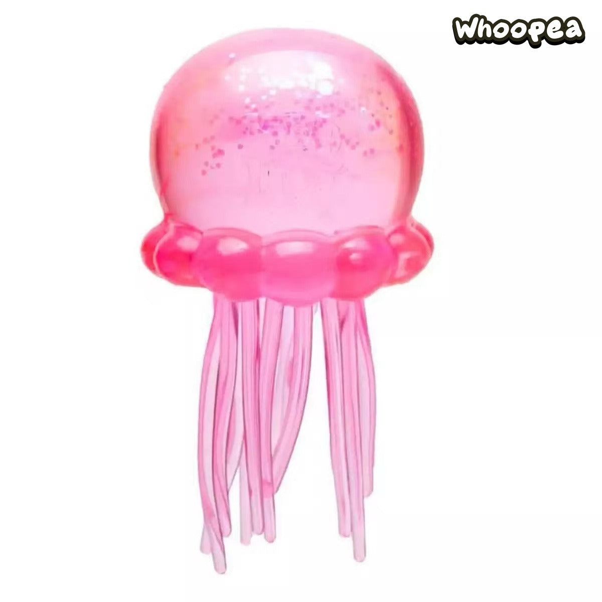 Glitter Jellyfish Slow Rising TPR Squishy - Sensory Fidget Toy