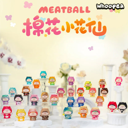 Meatball Cotton Fairy Mini Beans Series Figures, Blind Box
