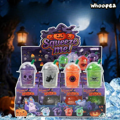 Halloween Mini Glitter Cup TPR Squishy - Sensory Fidget Toy