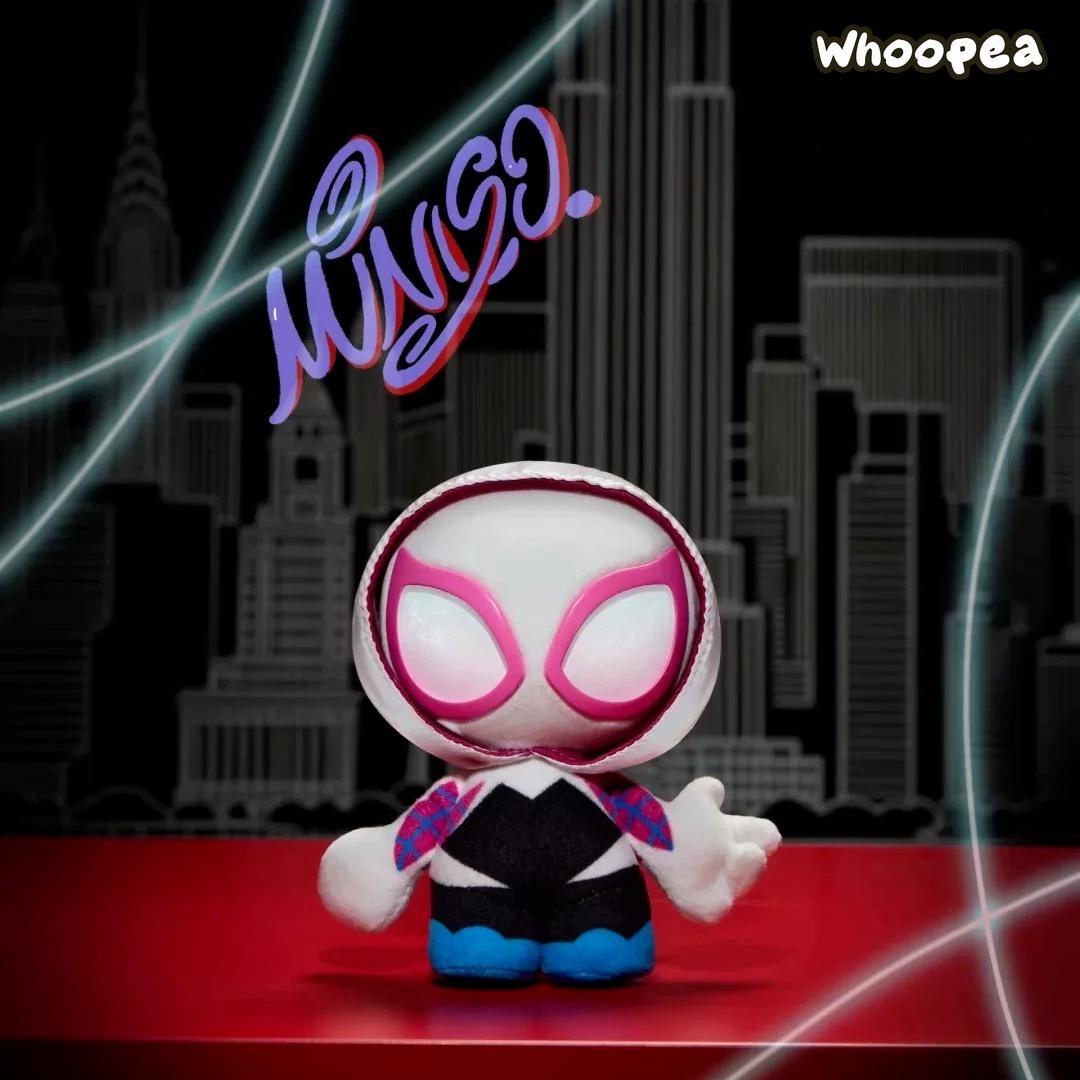 Marvel Spide Man Spider Sense Series Vinyl Face Plush Pendant Blind Box