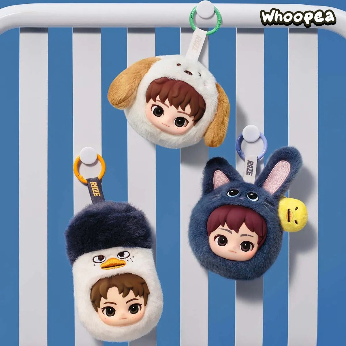 POP MART RIIZE Fluffy Club Series Mini Pouch Keychain Blind Box (PRE-ORDER)