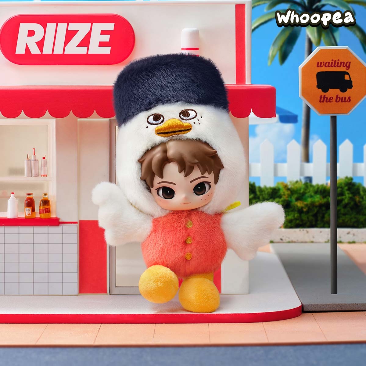 POP MART RIIZE Fluffy Club Series Vinyl Plush Doll Pendant Blind Box (PRE-ORDER)