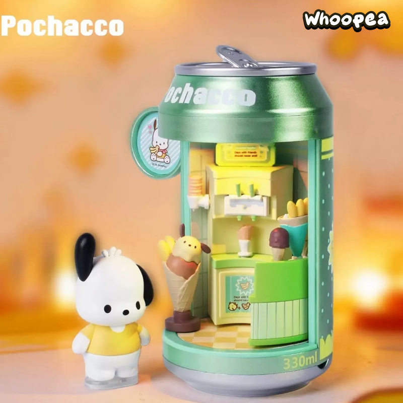 SANRI0 Soda Can Dessert Shop Street Series Figure Blind Box