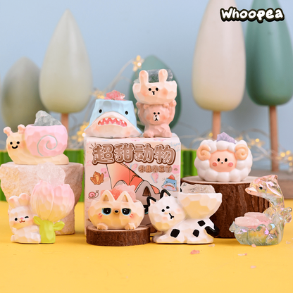 Sweet Animal Crystal Series Mini Figures Blind Box