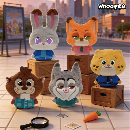 DSN Zootopia 2 Bouncing Fluffy Series Plush Blind Box