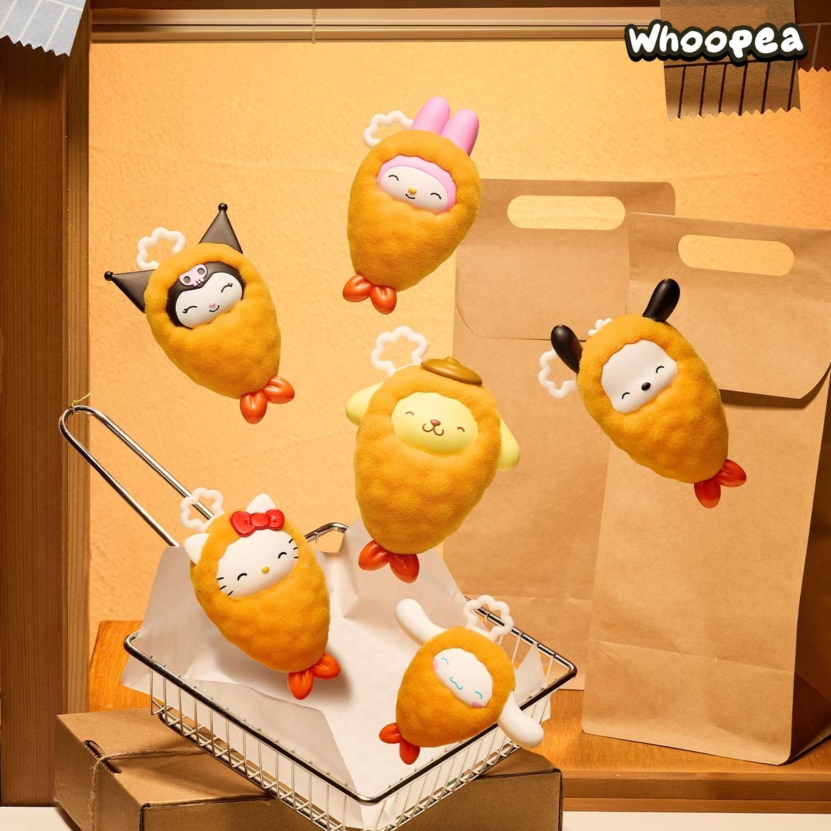 POP MART POP BEAN HK and Friends Fried Shrimp Series Mini Figure Blind Box (PRE-ORDER)