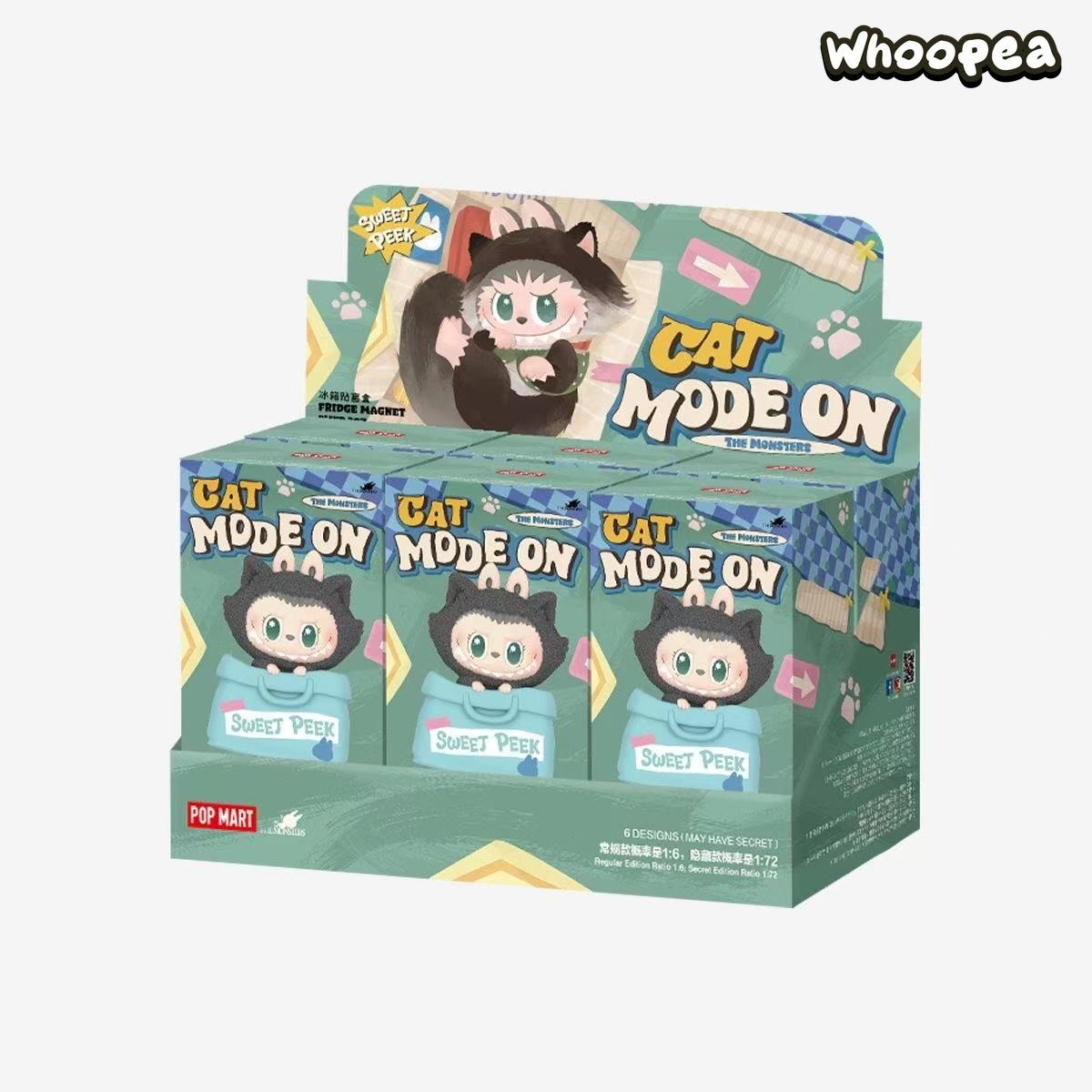 POP MART THE MONSTERS CAT MODE ON SERIES - Fridge Magnet Blind Box (PRE-ORDER)