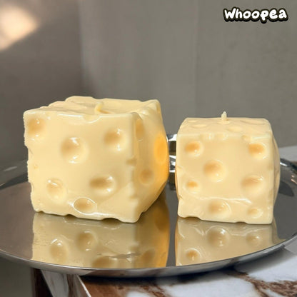 Viral Jumbo Cheese Cube Squishy (Zero bounce-back) - Sensory Fidget Toy