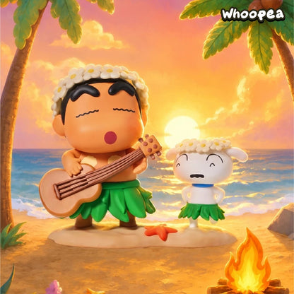 Crayon Shinchan Tropical Island Holiday Series Figure Blind Box