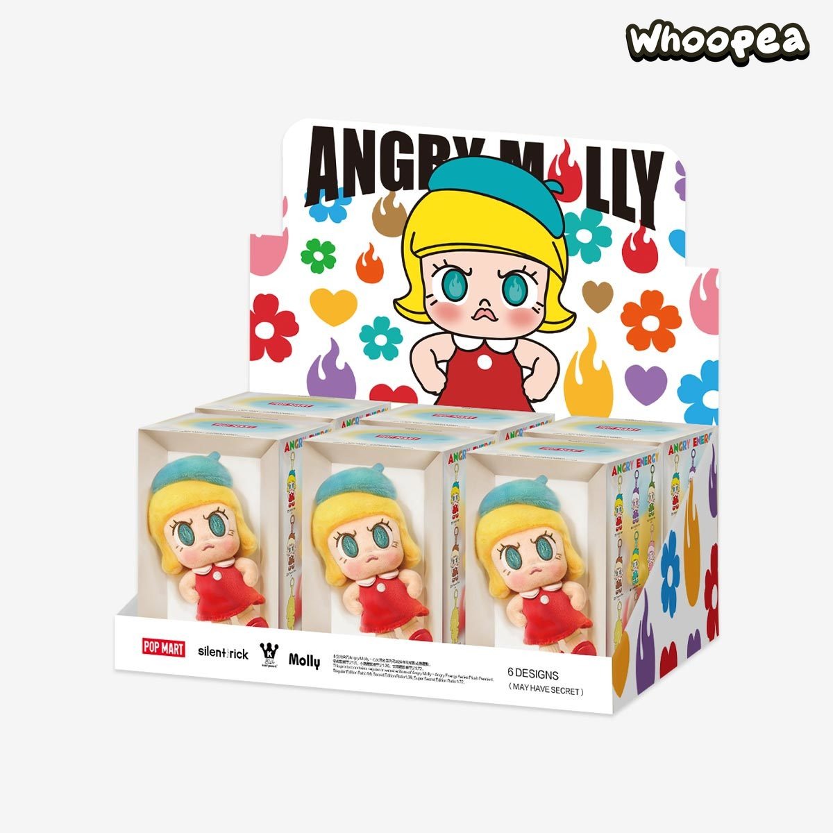 POP MART Angry Molly Angry Energy Series Plush Pendant Blind Box