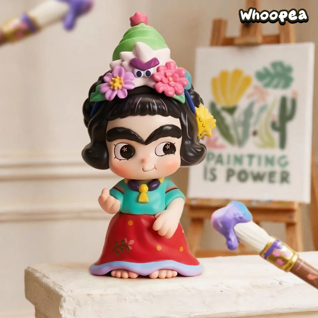 CiciLu × Frida Kahlo Endless Flower Series Figure Hanging Card (PRE-ORDER)