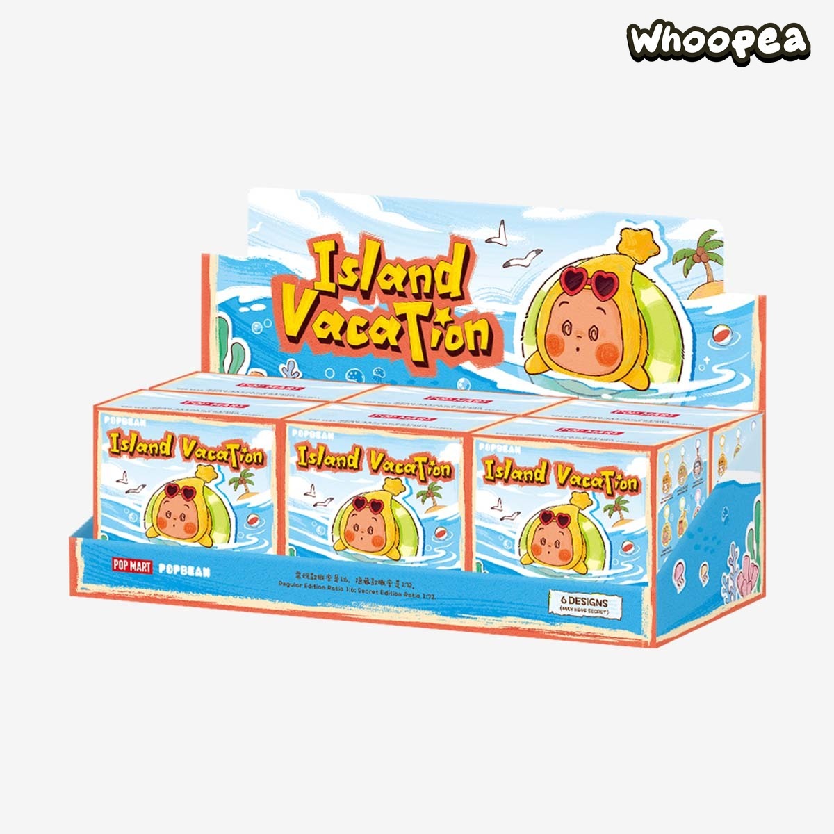 POP MART POP BEAN Island Vacation Series Mini Plush Pendant Blind Box (PRE-ORDER)