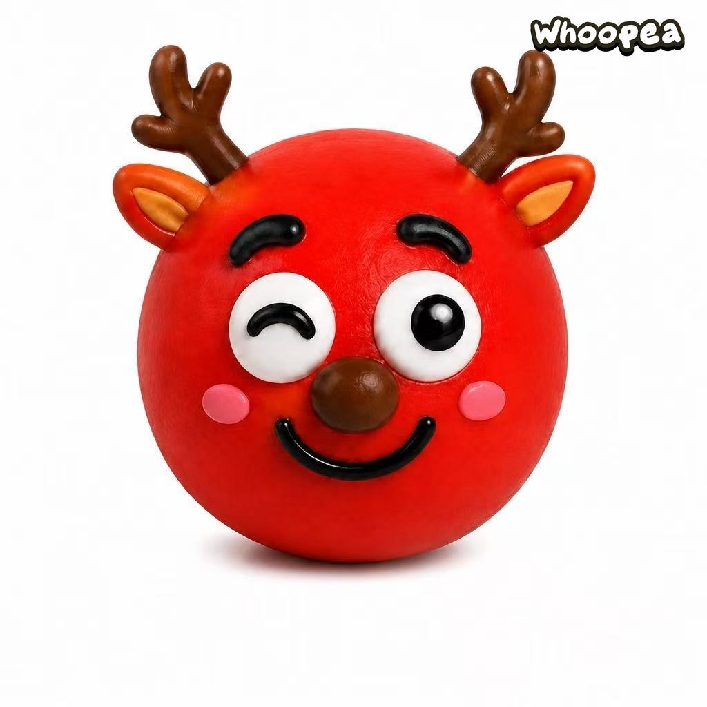 Christmas Funny Face Shaving Foam Filled Squishy - Sensory Fidget Toy