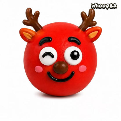 Christmas Funny Face Shaving Foam Filled Squishy - Sensory Fidget Toy