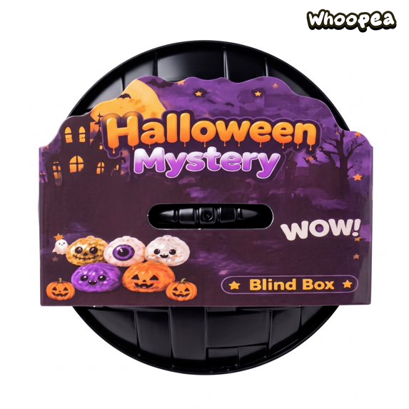 Halloween Glitter Gel‑Filled Dumpling Squishy Toys - Sensory Fidget Toy