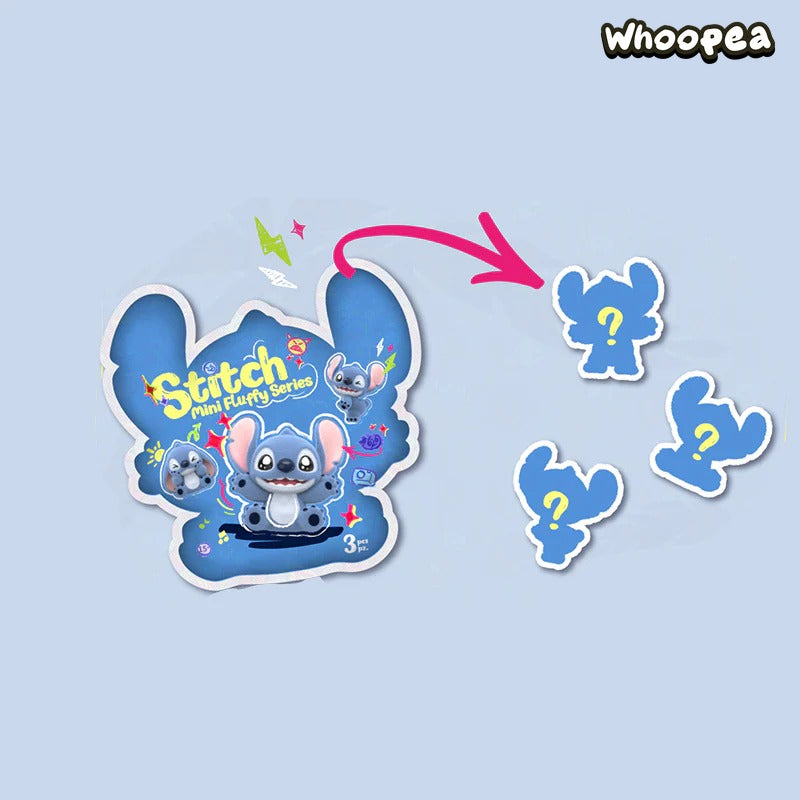 Stitch Mini Fluffy Series Figures Surprise Blind Bag