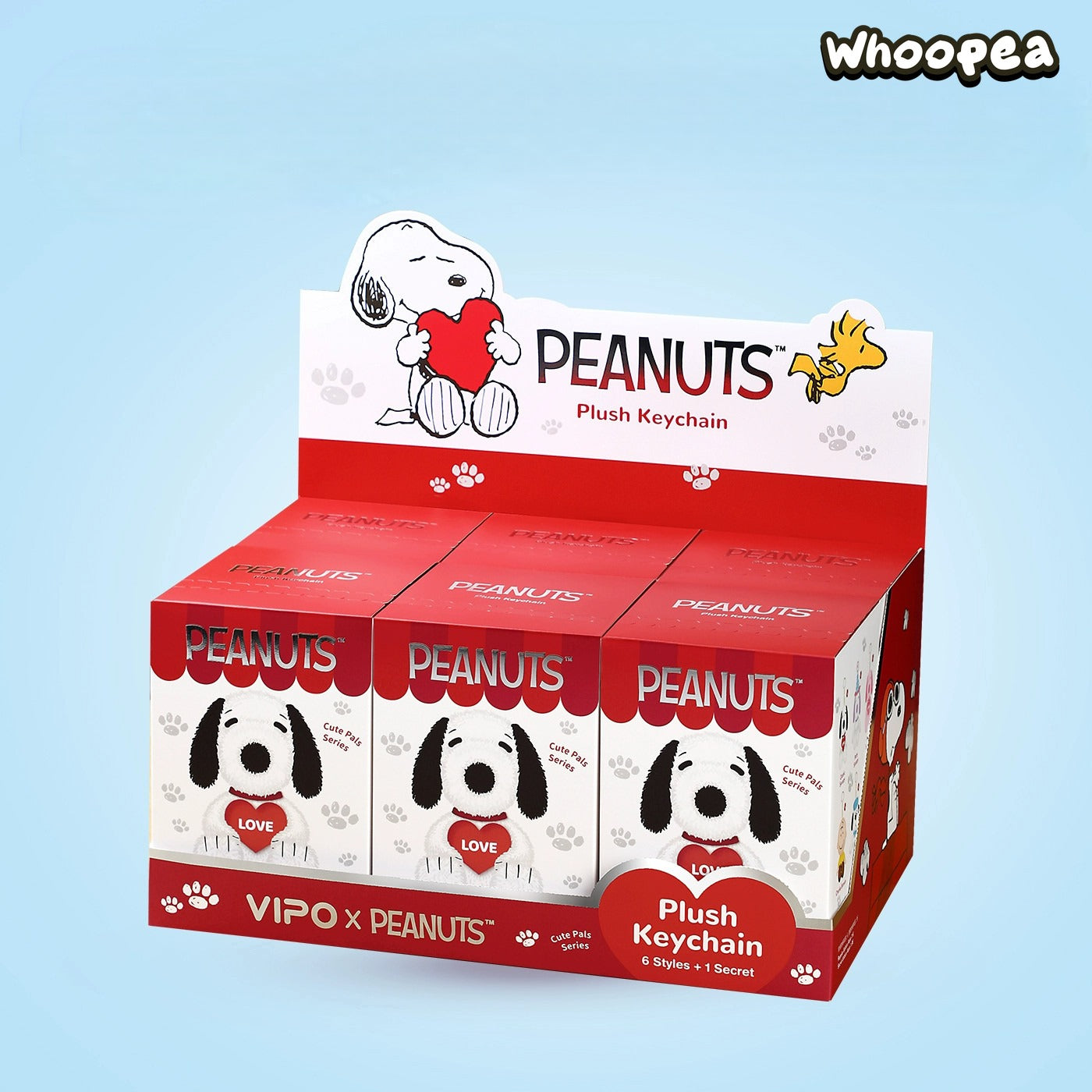 VIPO Peanuts Snoopy Series Plush Keychain Blind Box