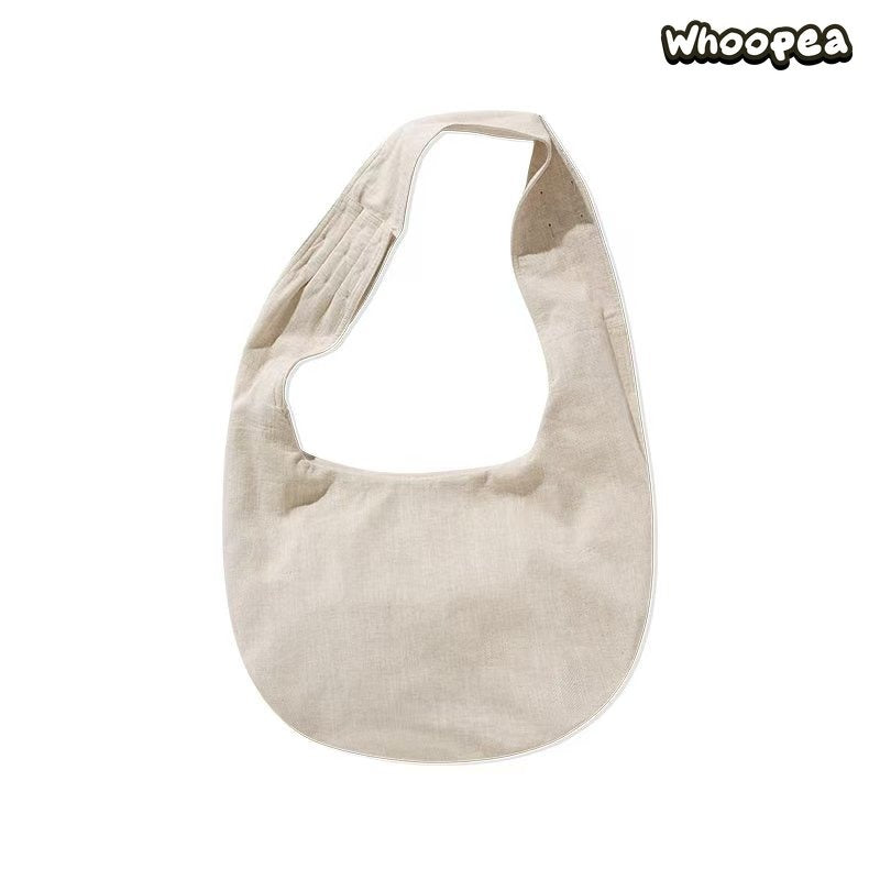 POP MART Hirono Living Wild Freedom Island Cotton Linen Wanderer Bag