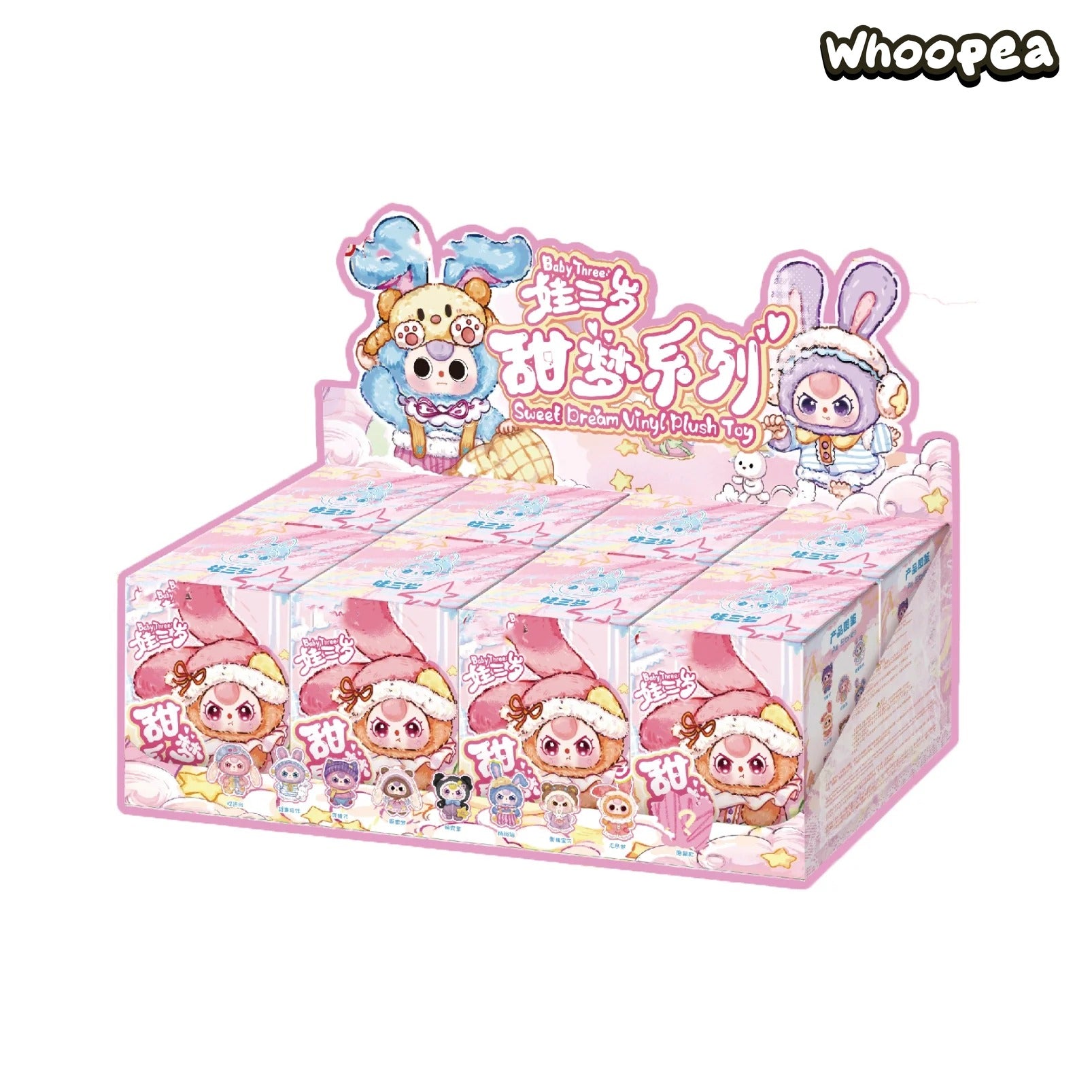 Baby Three Sweet Dream 100% Series Plush Dolls, Blind Box – WHOOPEA
