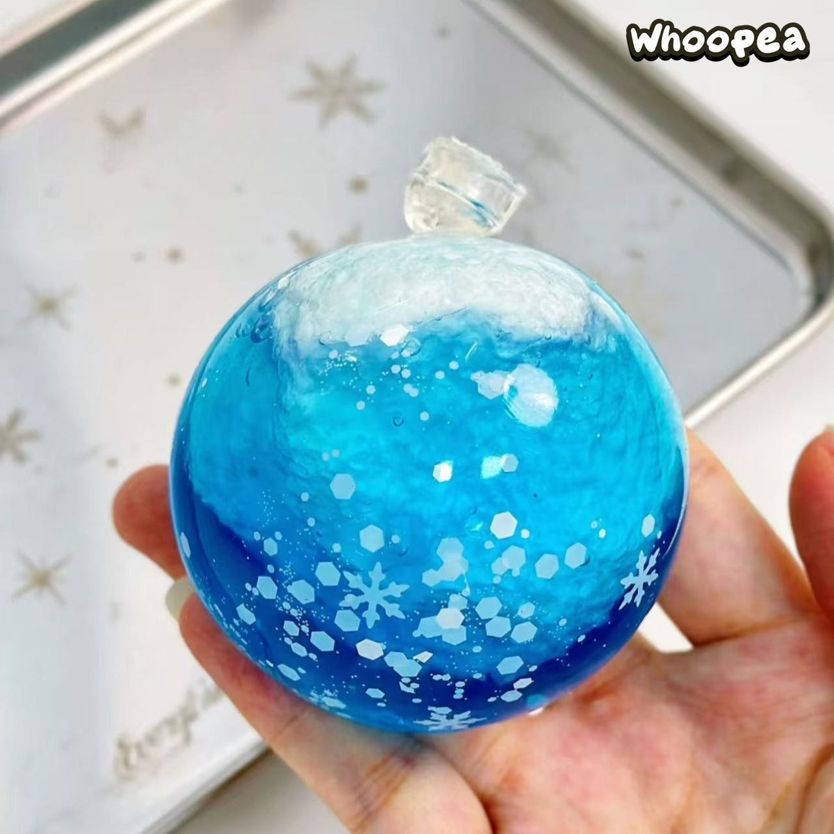 Handmade Snow Sound Crispy Crunchy Squishy Ball  - Sensory Fidget Toy