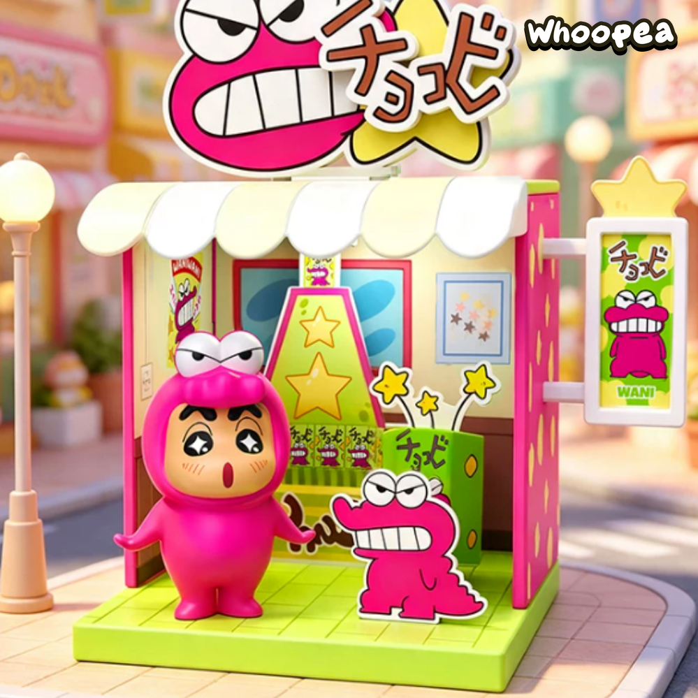 Crayon Shin-chan Kasukabe Mini Store Series Figures Blind Box