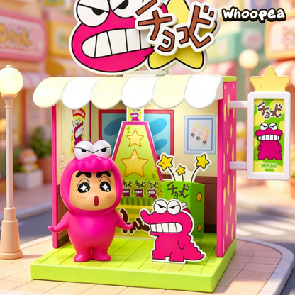 Crayon Shin-chan Kasukabe Mini Store Series Figures Blind Box