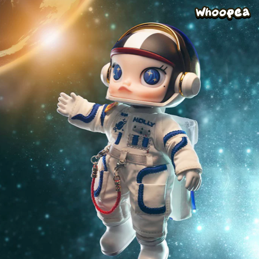 POP MART MOLLY × ASEA Collab Stardust Series Action Figure, China Aerospace Collab