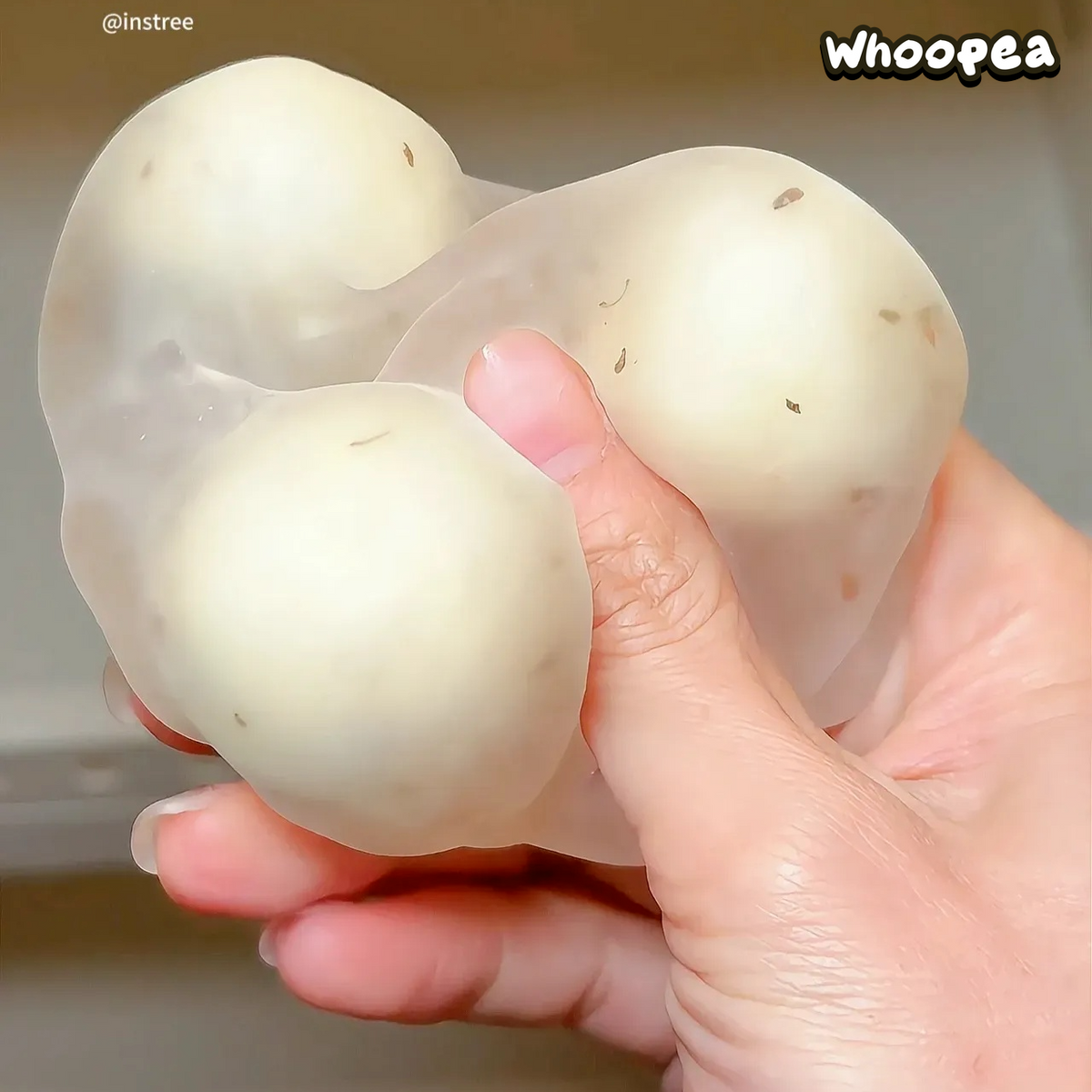 Handmade Wax-Cracking Crispy Squishy Ball - Sensory Fidget Toy