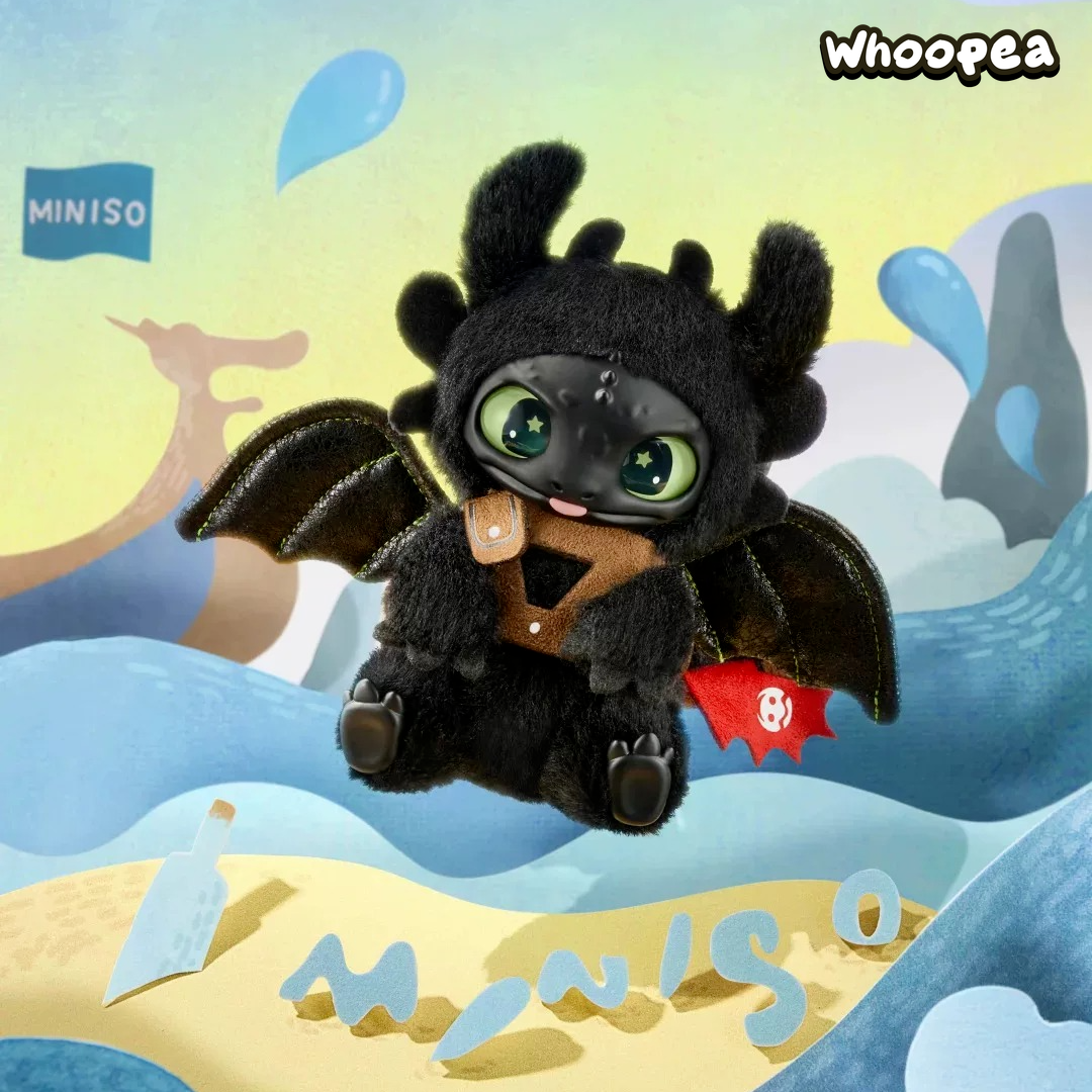 MINISO DreamWorks Dragons Series Plush Pendant Blind Box