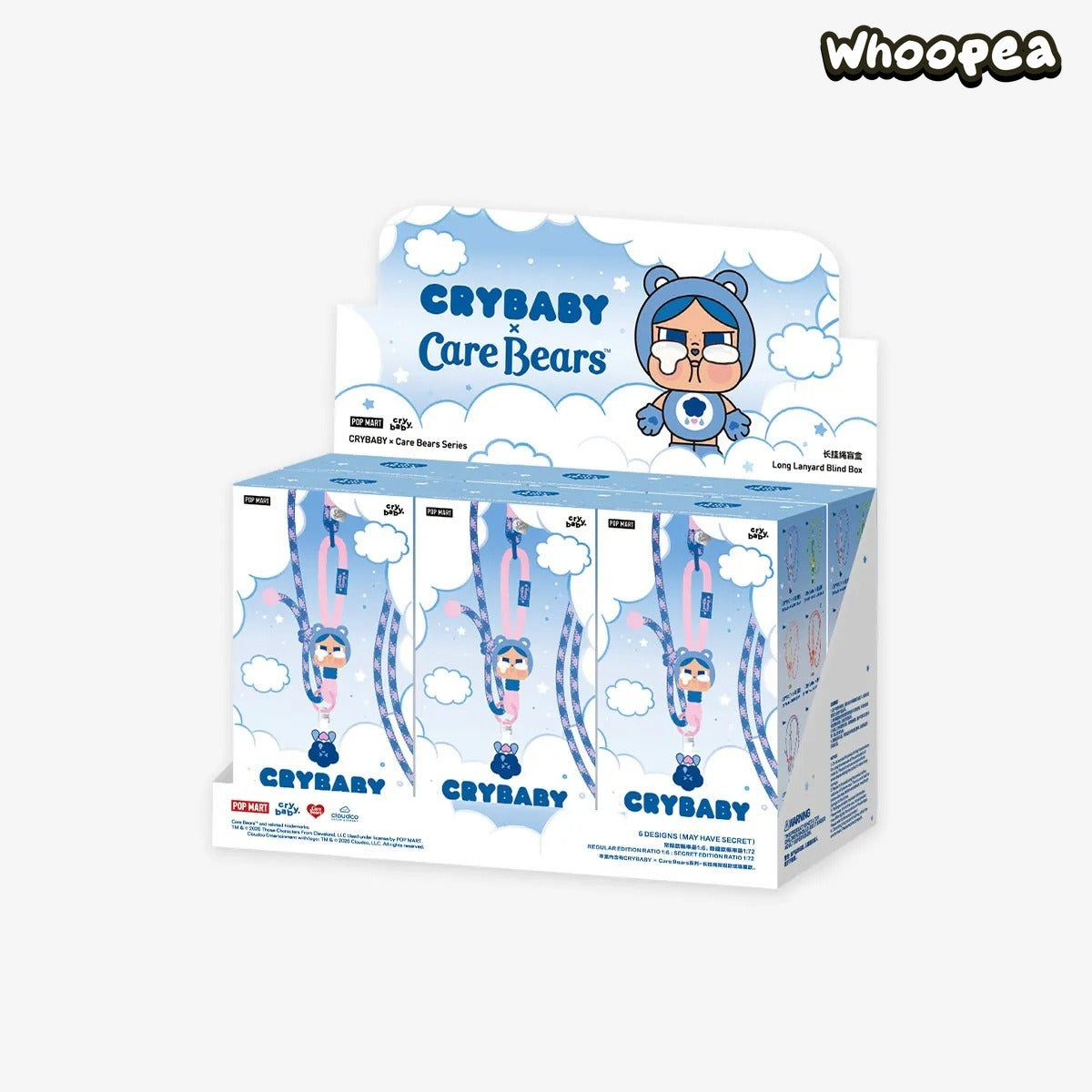 POP MART CRYBABY × Care Bears Series Long Lanyard Blind Box (PRE-ORDER)