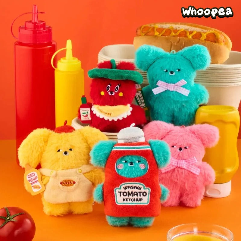 WASABI Bear Flavor Series Plush Keychain Blind Box – WHOOPEA