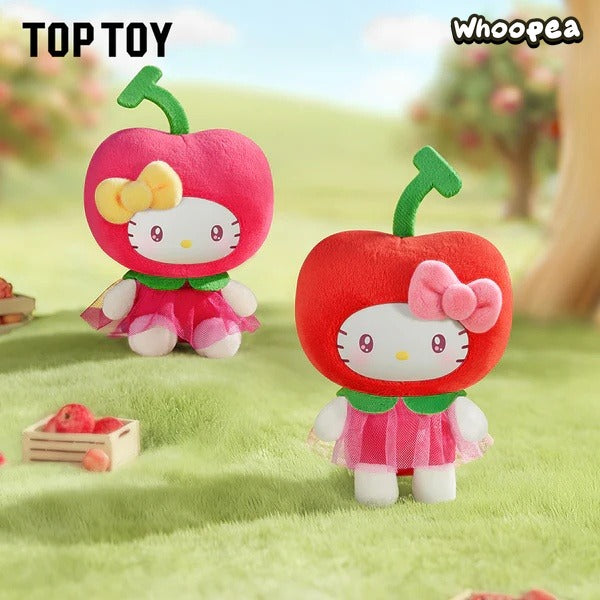 3個セット ネゴラ さくらんぼ メロン おすわりネゴラ ストロベリーアイス SANRI0 Characters Fruit and Vegetable Series Vinyl Keychain