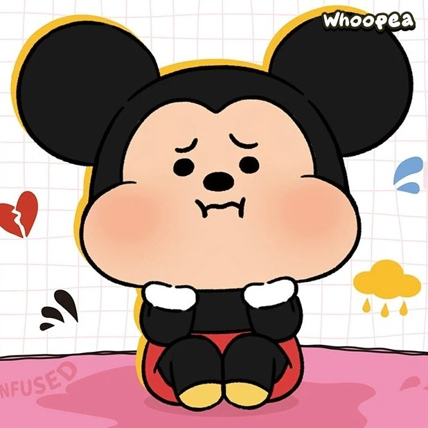 DSN Mickey Minnie Pouty Series Plush Pendant Blind Box – WHOOPEA