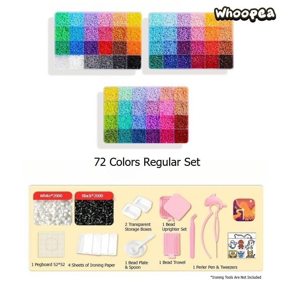 Fuse Beads  24 -264 Colors Starter Set Fuse Beads All-in-1 Collection, 2.6mm