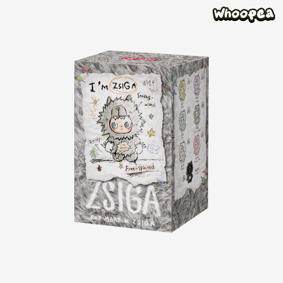 POP MART ZSIGA I'm Zsiga Series-Vinyl Plush Pendant Blind Box