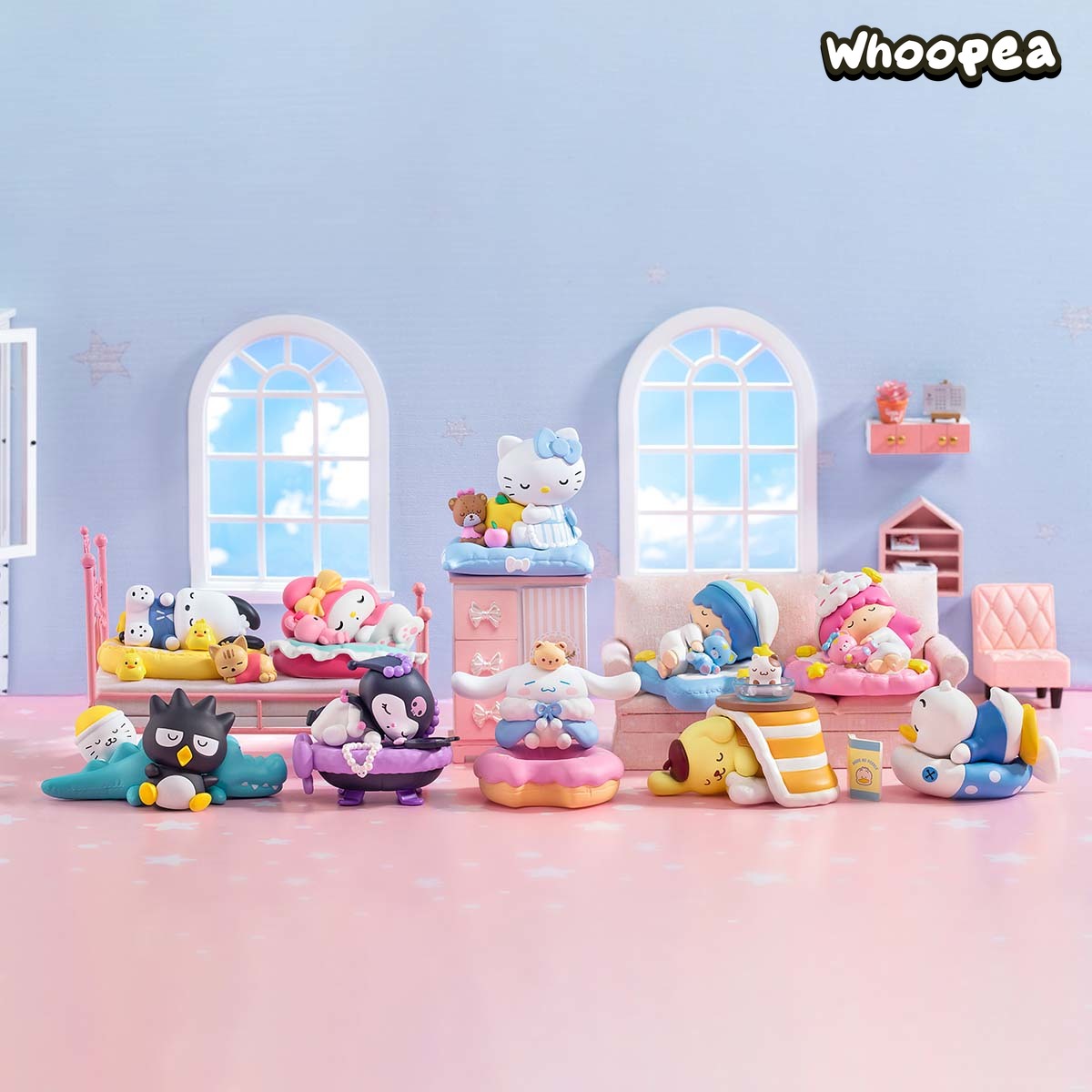 HK and Friends Fall Asleep Series Figures, Blind Box