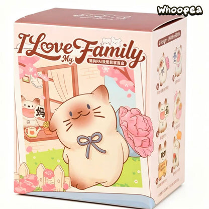 Cat Dog PAI I Love My Family Series Figure Blind Box