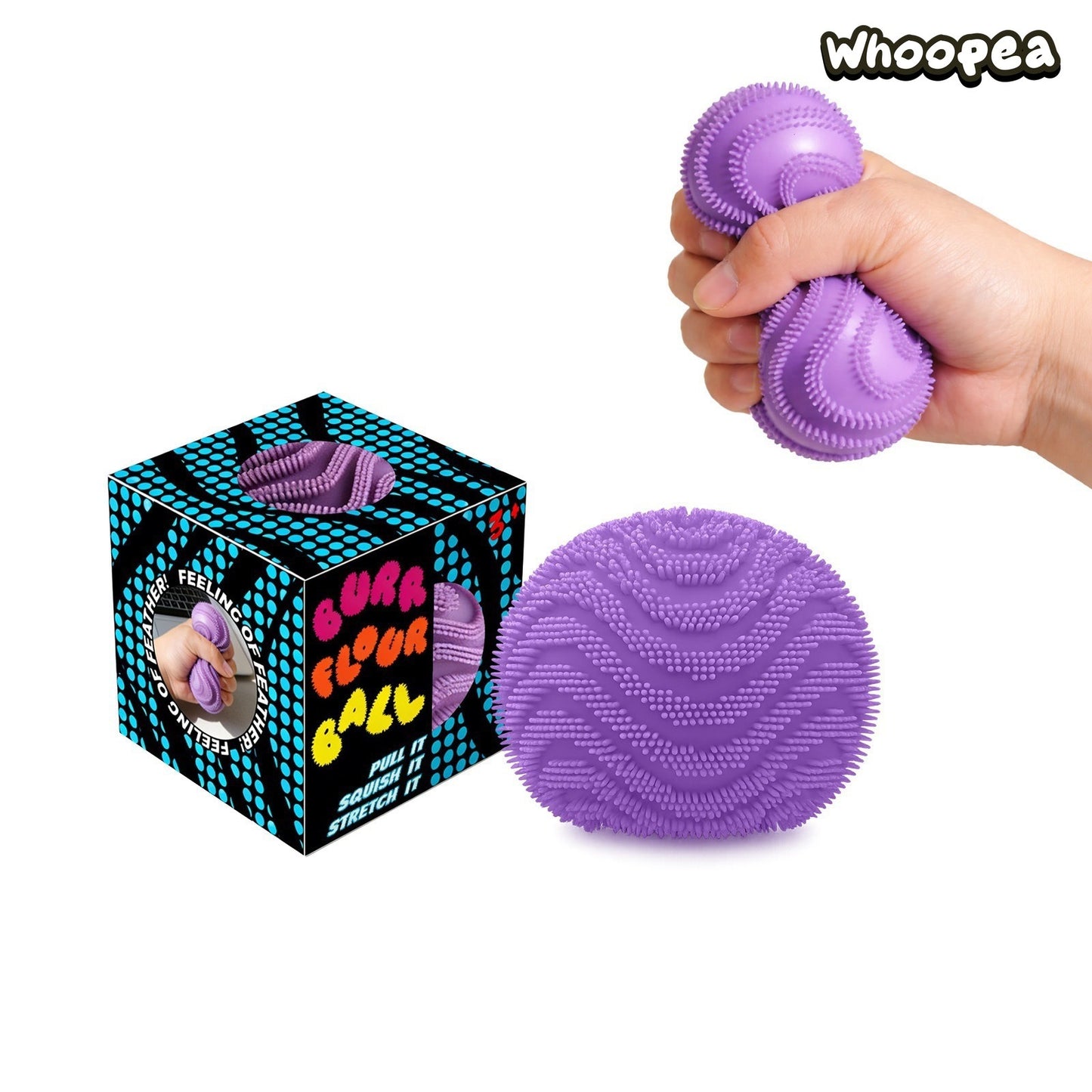 Wonder Wave Fuzz Ball Palm Size- Sensory Fidget Toy