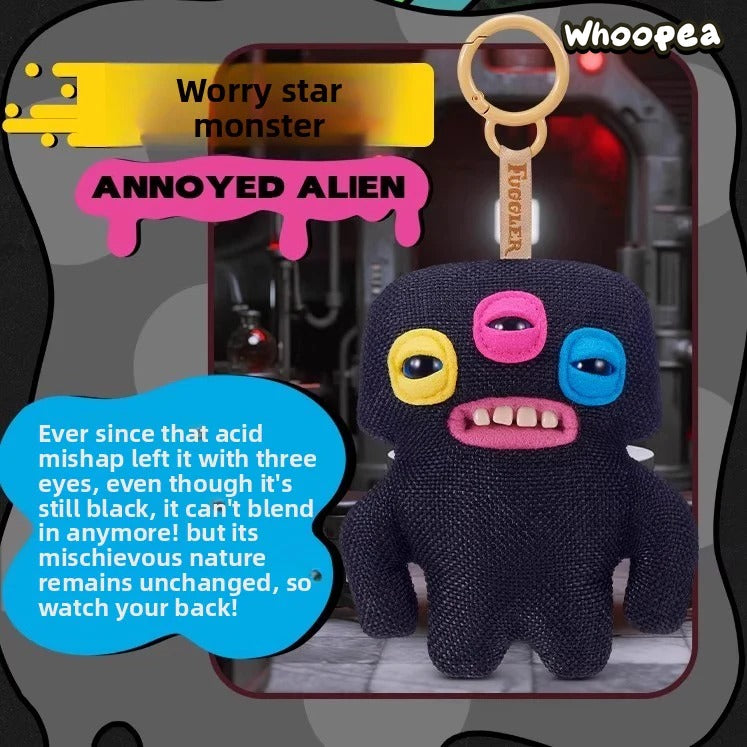 Fuggler Funny Ugly Monster Keypers V6 Series Plush Key Chain Dolls