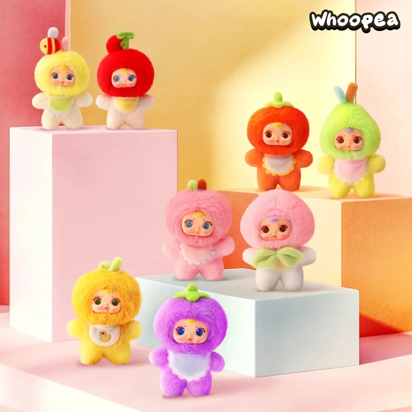 MM Milk Candy Cololful Fruit Series Plush Pendant Blind Box