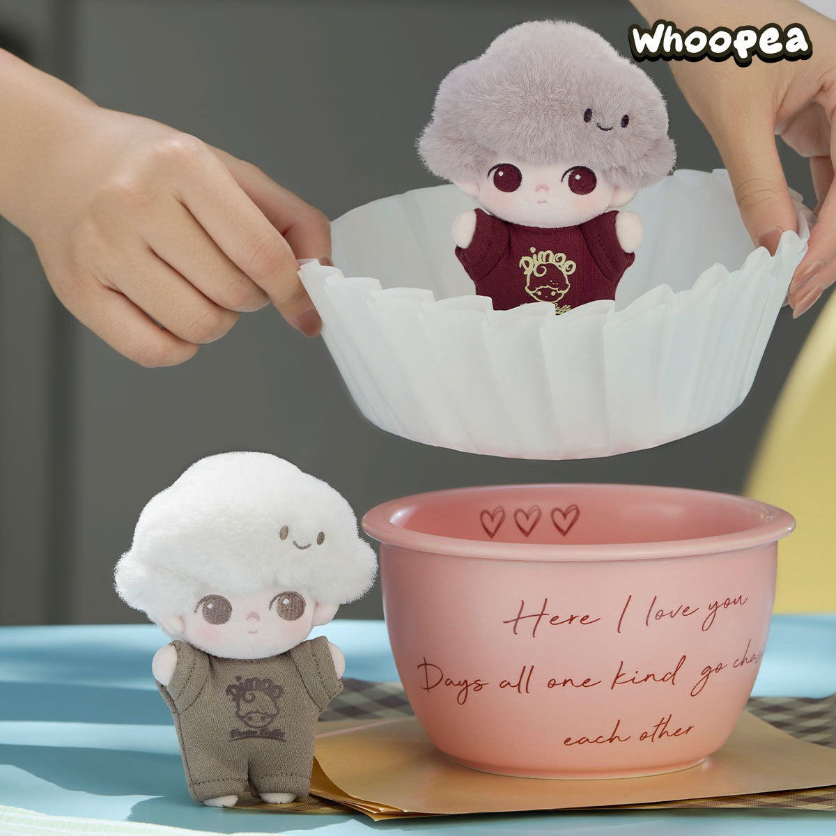DIMOO Crush on Coffee Series-Soft-faced Plush Keychain Blind