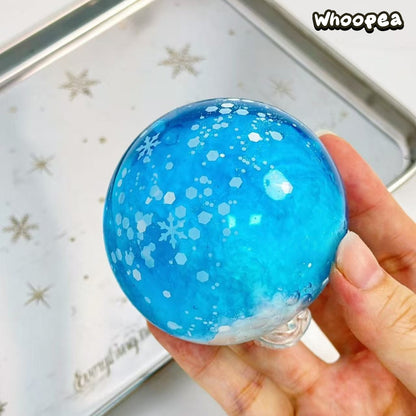 Handmade Snow Sound Crispy Crunchy Squishy Ball  - Sensory Fidget Toy