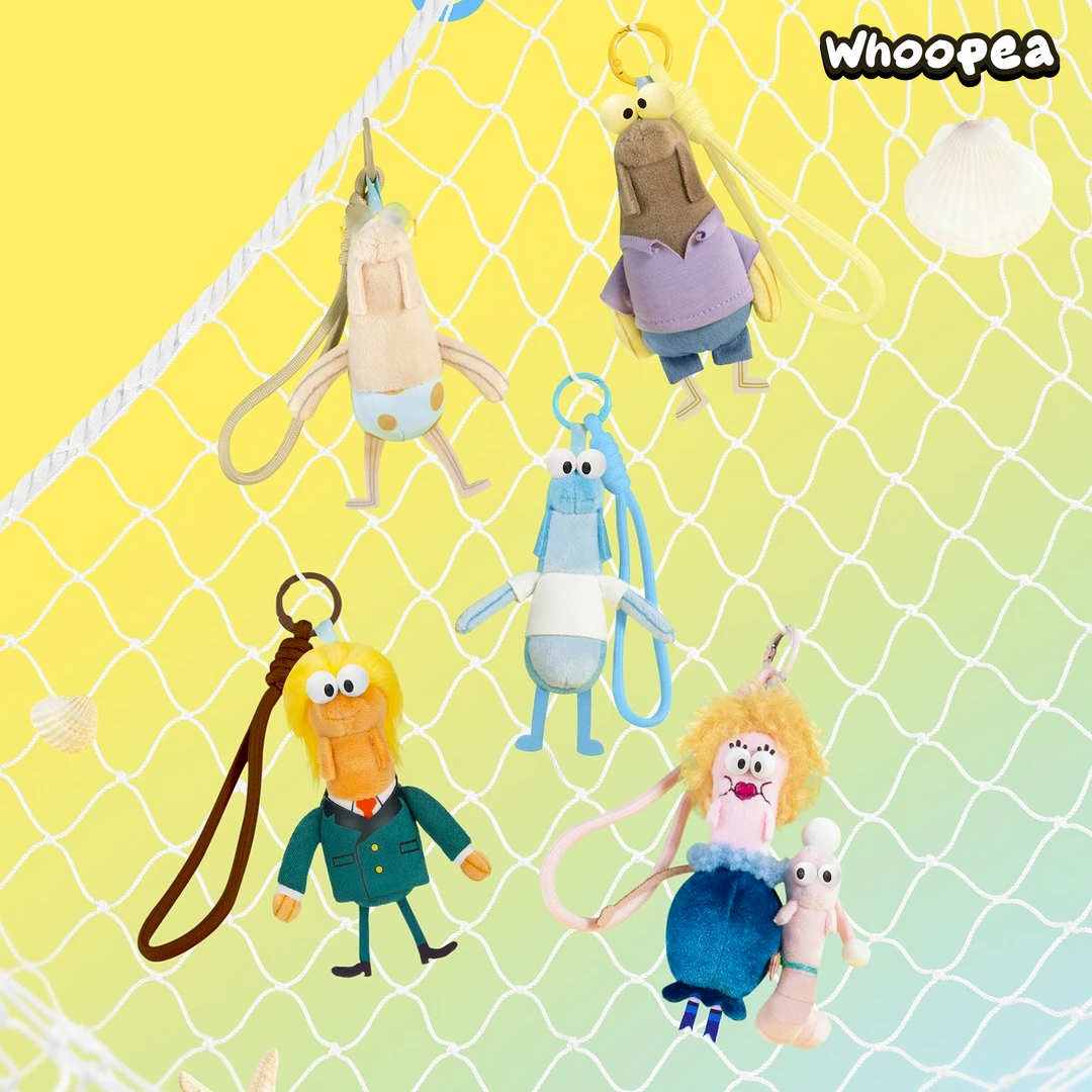 SpongeBob SquarePants ANCHOVY BUDDIES Series Plush Phone Charm Blind Box