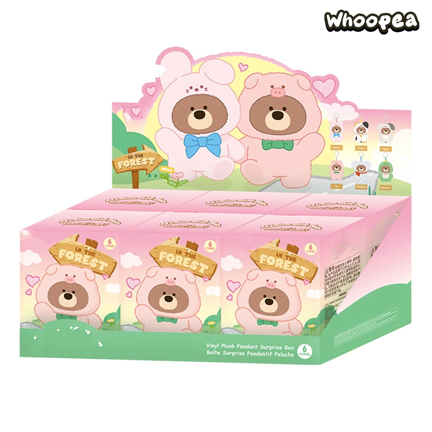 Gift Bear Animal Costume Series Plush Pendant Dolls