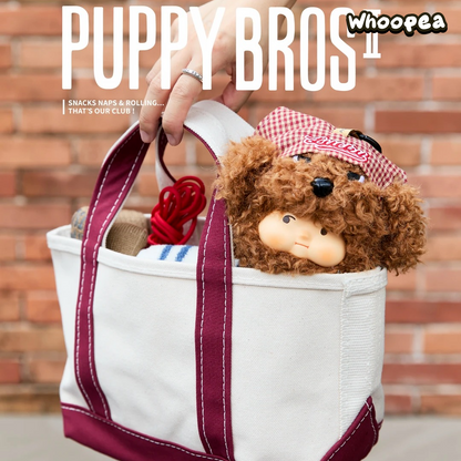 PP MONSTER Puppy Bros Series 2 Plush Keychain Blind Box (PRE-ORDER)